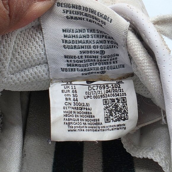 Nike SB Zoom Blazer Pro GT Mens SIze 12 White Green Sneaker Shoes Casual Walking - Picture 7 of 13